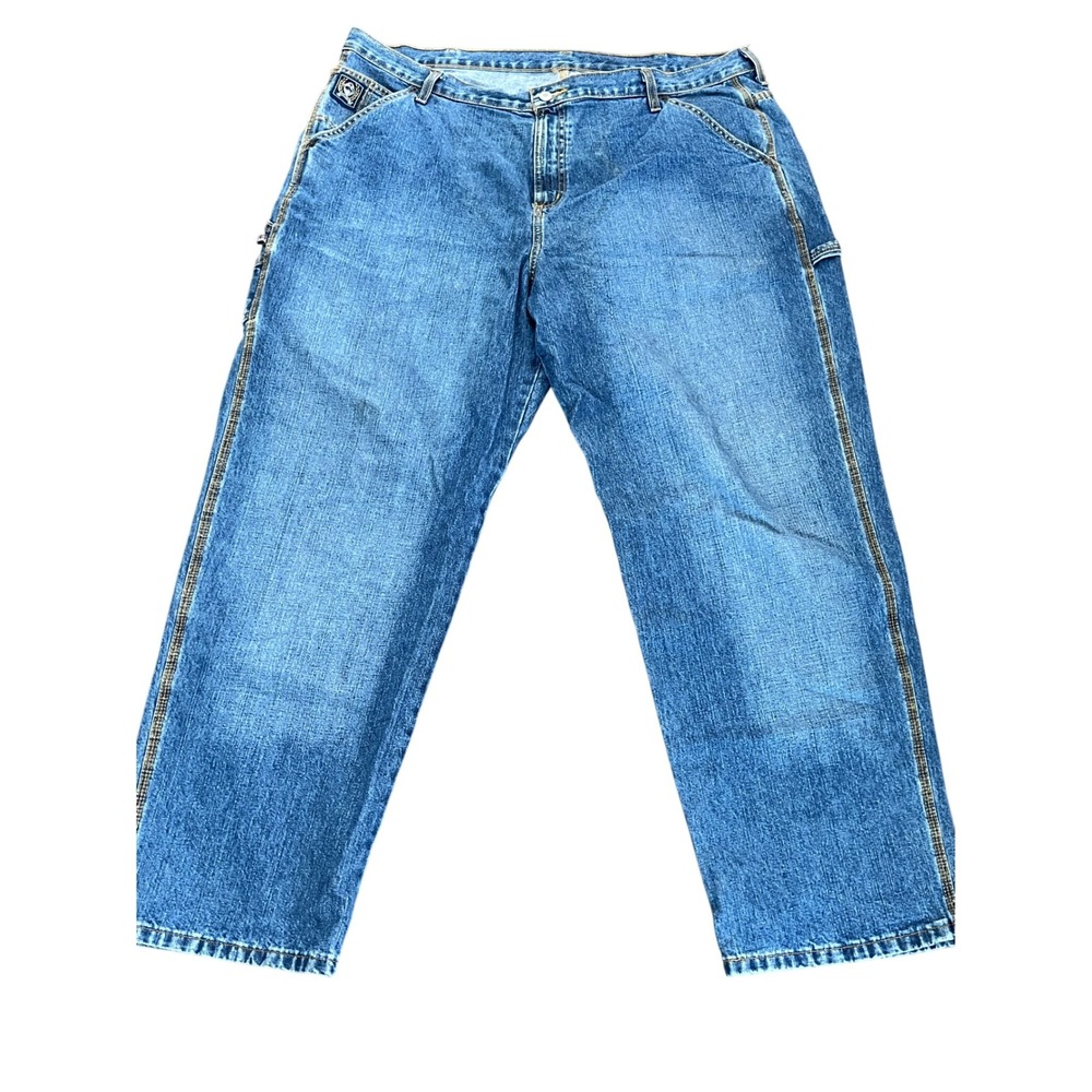 Cinch Carpenter Jeans‎ Mens 42x32 Relaxed Fit Denim Workwear Blue